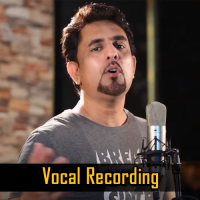 Vocal Recording with professional phantom microphones